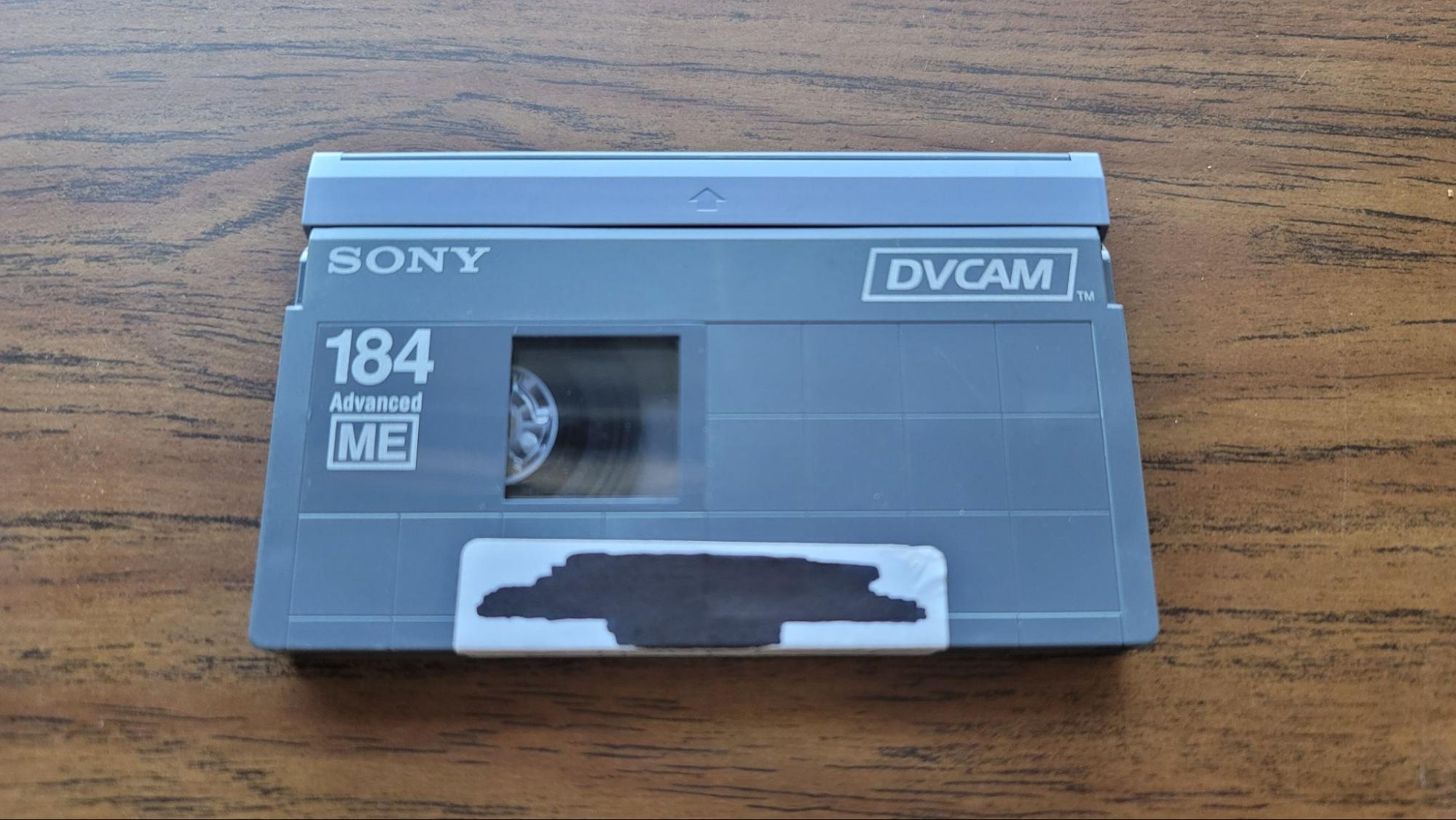 DVCAM tapes