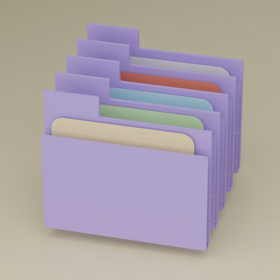 Digitised documents in folders